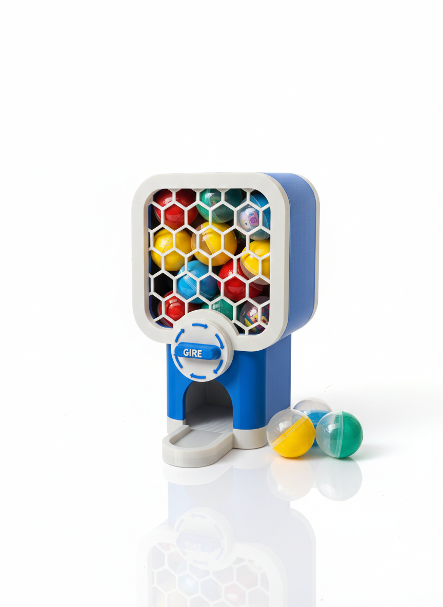 Máquina de brindes Brinde Fest no evento